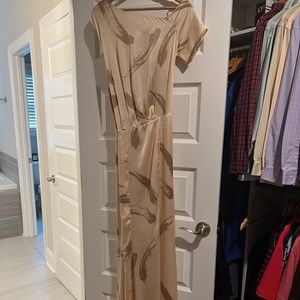 NWT Long silk Asos dress